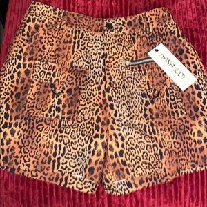 Leopard print Matira shorts